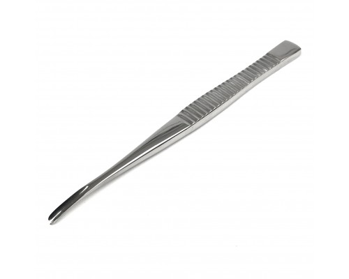 Долото с рифленой ручкой желобоватое изогнутое, 3 мм