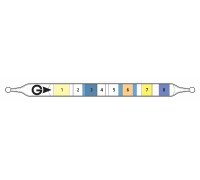 Трубки индикаторные поликомпонентные Polytec-5 HCl, Cl2, NO2, H2S, CO,CO2, упак. 10 шт., Gastec