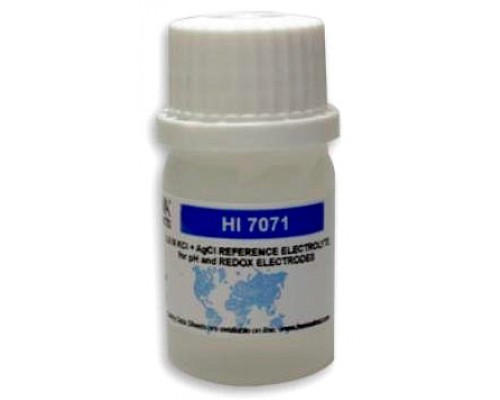 HI 7071 Электролит 3,5M KCl+AgC, упак. 4 шт. по 30 мл
