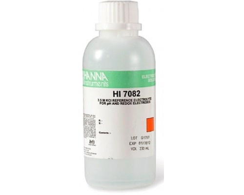 HI 7082 Електроліт для заповнення електродів 3.5M KCl, упак. 4 шт. по 30 мл