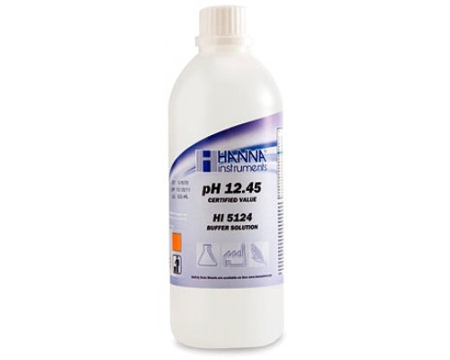 HI 5124 Раствор калибровочный pH:12.45 (460мл) с сертификатом