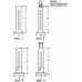 Цилиндр 4а- 50-2 с пластмассовыми пробкой и основанием ГОСТ 1770-74