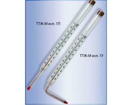 Термометр ТТЖ-М исп.1П-4 (0+100/1,0) в/ч-240 мм, н/ч-253 мм