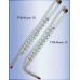 Термометр ТТЖ-М ісп.1П-4 (0 + 100 / 0,5) в / ч-240 мм, н / ч-163 мм