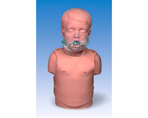 Тренажер серцево-легеневої реанімації дитини, торс