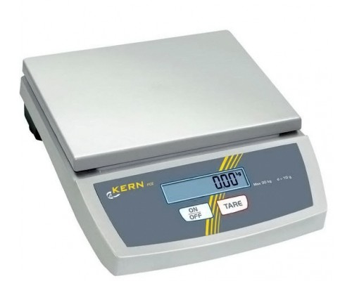 Весы KERN FCE 30K10L (НПВ 30кг, ц.д 10г, платф. 340х240мм)