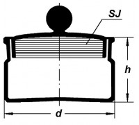 Стаканчик для зважування СВ-40х60 (бюкс), Boro