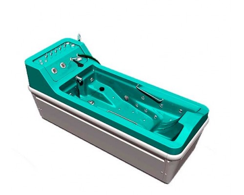 Бальнеологічна ванна "Гейзер" СБ-04 з системами підводного масажу високого тиску і гідроаеромасаж (12midi, 10micro, 2super водних форсунок, 14 повітряних форсунок)