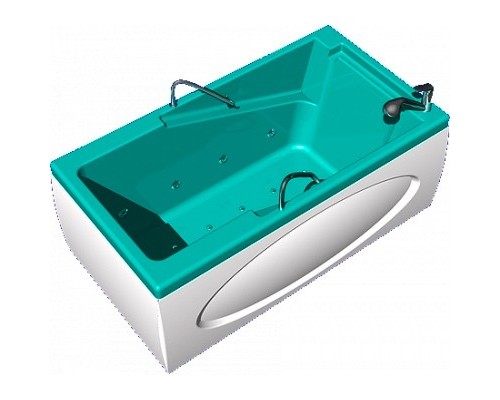 Бальнеологическая ванна "Ультра" ВБ-03 с системами подачи газа и аэромассажа (10 воздушных форсунок)