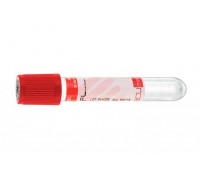 Пробирка вакуумная Vacumed 13х75 мм. стерильная с активатором свертывания 4 мл. красный 100 шт. упак.
