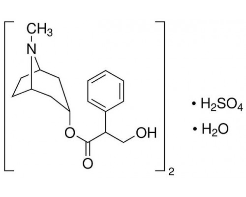 A0257 Атропін сульфат моногідрат, 97%, кристалічний, 5 г (SIGMA)
