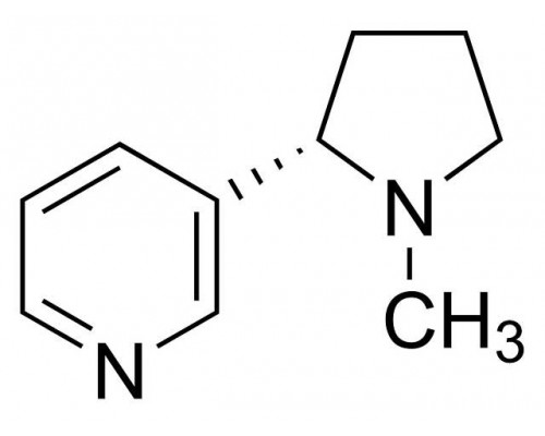 N3876 (-)-Никотин, жидкий, ≥ 99% (ГХ), 25 мл (Sigma)