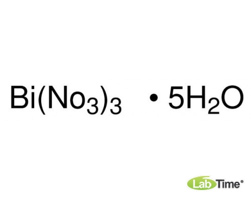 95378 Висмут (ІІІ) азотнокислый*5H2O, хч, чда, кристаллический, 98.0%, 50 г (Fluka)
