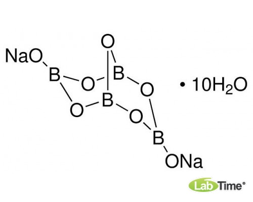 31457 Натрий тетраборат*10Н2О, хч, чда, ACS reagent, reag. ISO, 99.5%, 100 г (Sigma-Aldrich)
