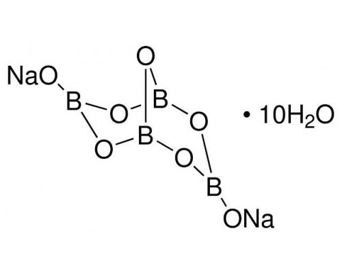 31457 Натрій тетраборат * 10Н2О, хч, чда, ACS reagent, reag. ISO, 99.5%, 100 г (Sigma-Aldrich)