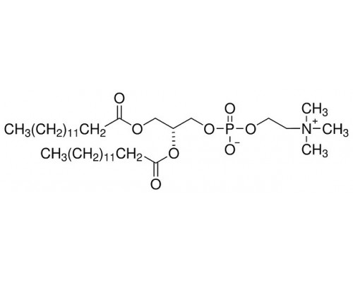 P2663 3-sn-Фосфатидилхолин (1,2-Dimyristoyl-sn-glycero-3-phosphocholine), 99%, 1 г (SIGMA)