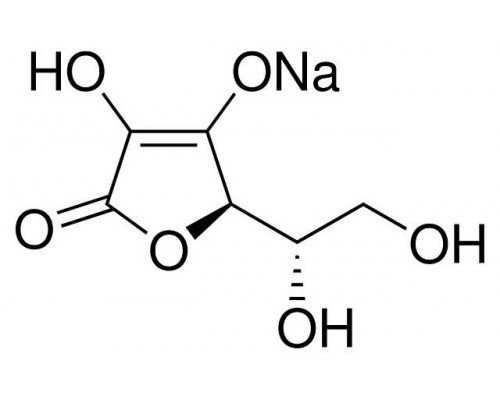 A7631 L (+) - Натрій аскорбат (вітамін С Na сіль), кристали, 98%, 100 г (Sigma)