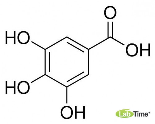 48630 Галловая кислота*Н2О, ч, ACS reagent, 98.0%, 100 г (Fluka)