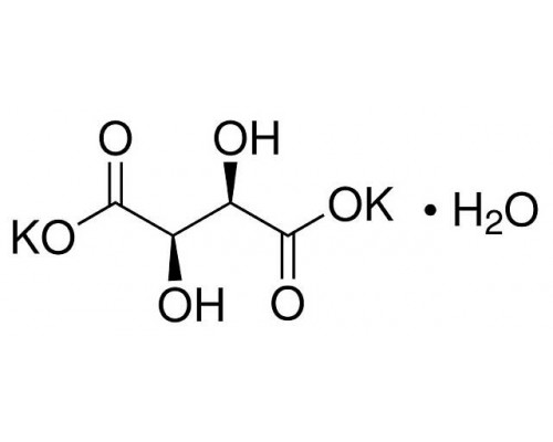 25510 Калій тартрат 2-заміщений гемігідрат, 99-102%, 500 г (SIGMA-ALDRICH)