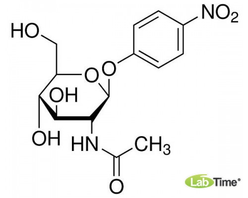 73606 4-Нитрофенил N-ацетил-b-D-глюкозамин, 99,0%, 5 г (Fluka)