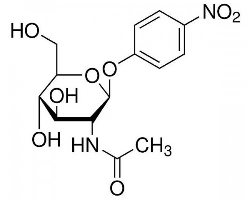73606 4-нітрофеніл N-ацетил-b-D-глюкозамін, 99,0%, 5 г (Fluka)