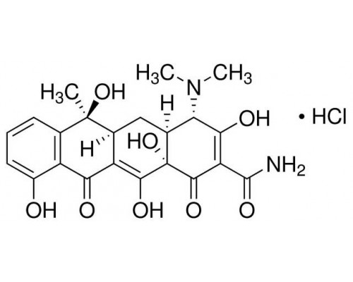 31741 Тетрациклин гидрохлорид, VETRANAL, аналитический стандарт, 250 мг (Fluka)
