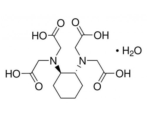 1,2-Циклогексилендинитрило тетрауксусная кислота моногидрат, 98%, 25 г