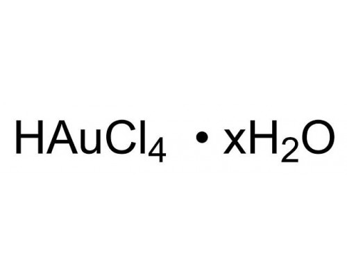 12325 Гідроген тетрахлораурат (III) гідрат, 99.9% (metals basis), Au 49% хв, 5 г