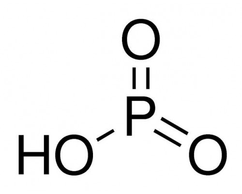 33267 Метафосфорная кислота, ACS, 33.5-36.5%, стабілізатор NaPO3, 500 г (Alfa)