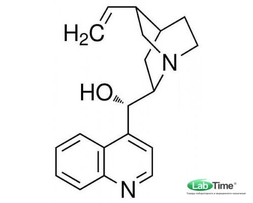 A17523 (+)-Цинхонин, 98+%, содержит до 3% хинидина/дигидрохинидина и 3% хинина/дигидрохинина, 25 г (Alfa)