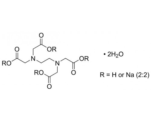 Трилон Б (ЕДТА динатрій дигідрат), аналітичний реактив, ACS, ISO, Reag.Ph.Eur., Хв. 99,0%, 250 г