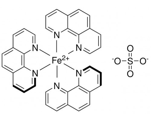 87702.180 Ферроин, (1,10-Фенантролин-сульфат железа-комплекс) 0,025 моль/л в вод. р-ре, Ph.Eur, 100 мл (Prolabo)
