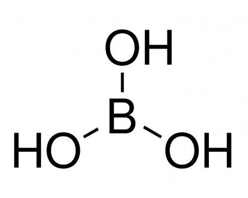 Борная кислота, кристаллизированная, Ph.Eur., 99,0 до 100,5 %, 25 кг