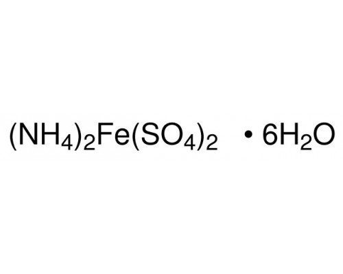 Сіль Мора (амоній залізо (II) сульфат гексагідрат), AnalaR NORMAPUR, 99,0 до 101,5%, 500 г