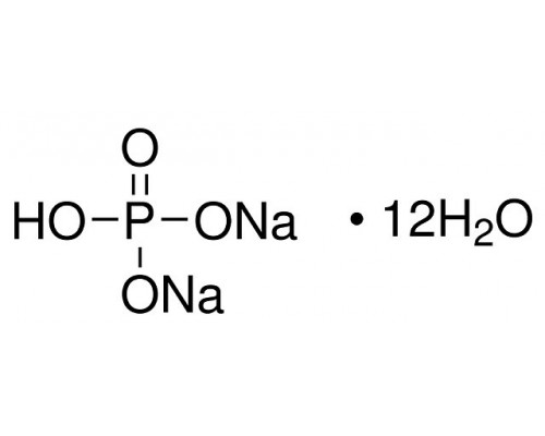 A2641.1000 Натрій фосфат 2-заміщений, додекагідрат, ч, Ph. Eur., BP, USP, 1 кг
