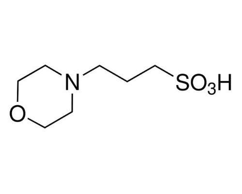 A2947.0100 3-Морфолинопропансульфоновая кислота (MOPS), д/молекулярной биологии, мин. 99,5%, 100 г (AppliChem)
