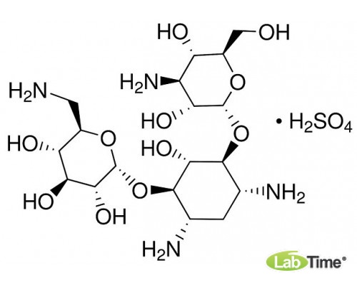 A1493,0010 Канамицин сернокислый, /биохимии, мин. 750 I.E./mg, 10 г (AppliChem)