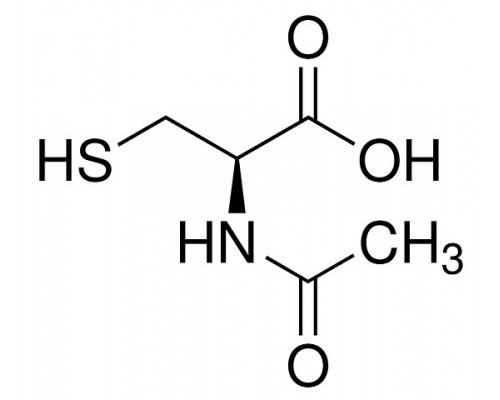 N-Ацетил-L-цистеин, д/биохимии, мин. 99%, 25 г
