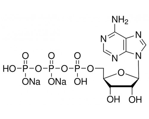 A1348.0005 Аденозин 5'-тріфосфорной кислоти динатрієва сіль, д / біохімії, хв. 98%, 5 г (AppliChem)