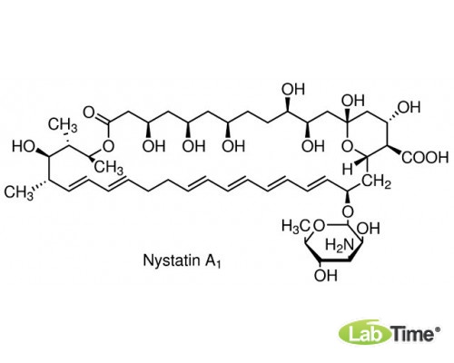 A3811.0005 Нистатин дигидрат, д/биохимии, мин. 4400 ед/мг, 5 г (AppliChem)