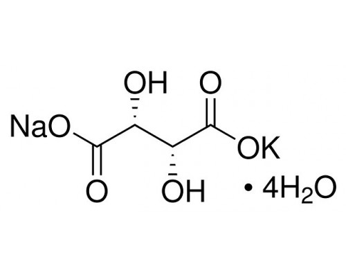 Калій-натрій виннокислий тетрагідрат, д / аналізу, хв. 99%, 250 г