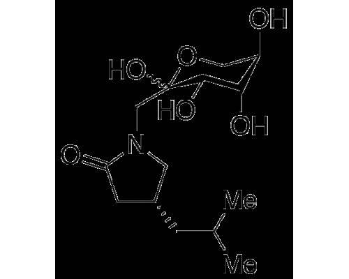 1-деокси-1 - [(4R) -4- (2-метилпропіл) -2-оксо-1-піролідиніл] -D-тагатопіраноза (α / β Mixture), 10 мг