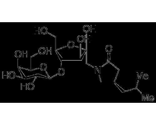 1-деокси-4-O-β-D-галактопіранозіл-1 - [(4R) -4- (2-метилпропіл) -2-оксо-1-пірроліділіл] -β-D-фруктофуранози, 10 мг