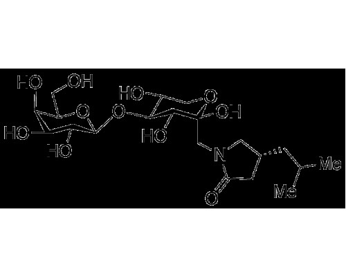 1-деокси-4-O-β-D-галактопіранозіл-1 - [(4R) -4- (2-метилпропіл) -2-оксо-1-пірроліділіл] -β-D-фруктопіраноз, 10 мг