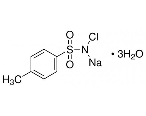 Хлорамін-Т тригідрат, ACS, 98%, 100 г