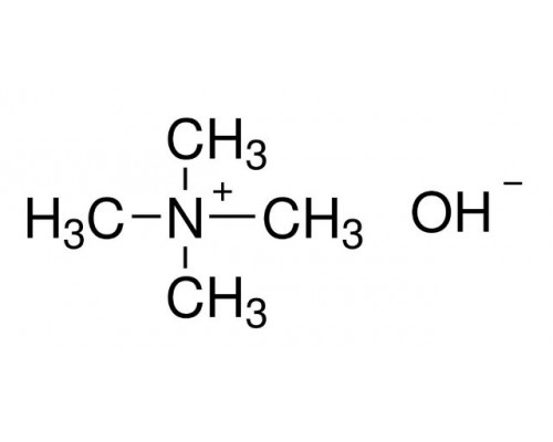 L09991 Тетраметиламмоний гидроокись, 25% водный р-р, 25 мл