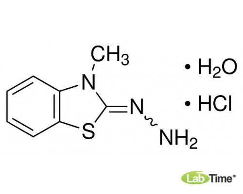 3-Метил-2-бензотиазолинон гидразон солянокислый моногидрат, ≥99.0%, 10 г
