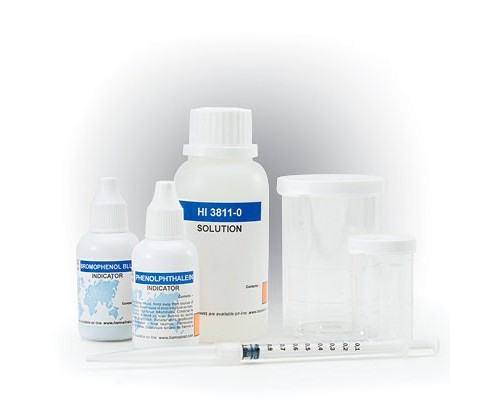 HI 3811 тітровальний набір на лужність (0: 100/300 мг / л, 100 тестів)