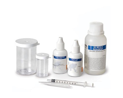 HI 3815 тітровальний набір на хлорид (0: 100/1000 мг / л, 100 тестів)