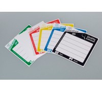 5303-3018 Стикеры Клоз-Ит Фуд (close-it food) контрольные без печати 150х150 мм, белые, рулон 250шт.